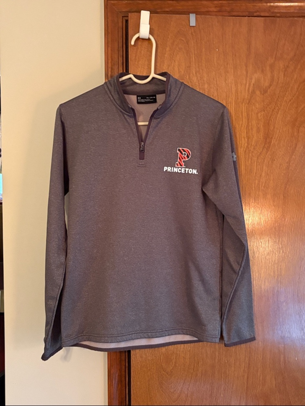 Under Armour Gray Princeton Quarter-Zip Pullover Hoodie